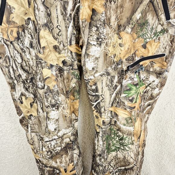 DSG Realtree Edge 2XL Camo Insulated Hunting Pants w/ Suspenders Waterproof - Picture 3 of 16